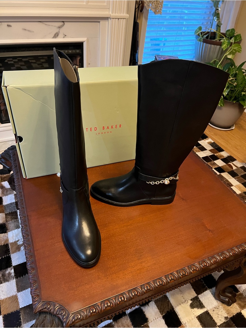 Tall black women's boots